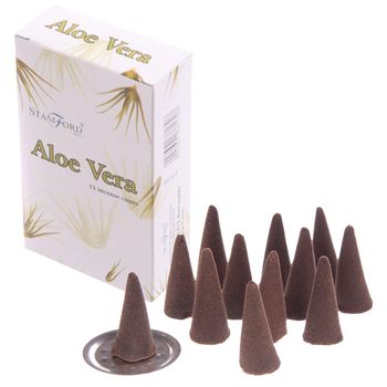 Stamford Hex Incense Cones - Aloe Vera