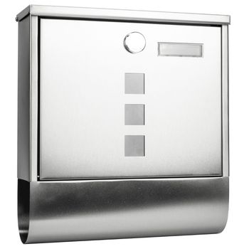 Wall-Mounted Mailbox - Stainless Steel