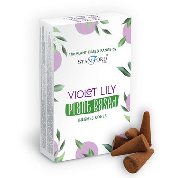 46226 Stamford Plant Based Incense Cones - Violet Lilly