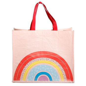 Recycled RPET Reusable Shopping Bag - Somewhere Rainbow