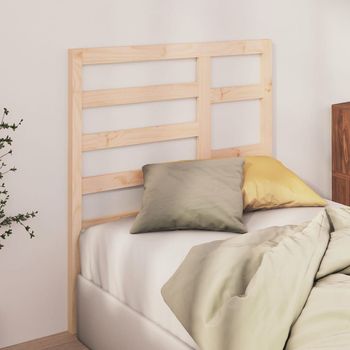 vidaXL Bed Headboard 96x4x104 cm Solid Wood Pine