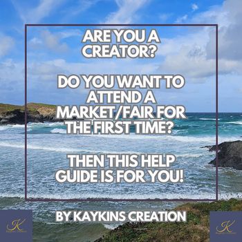 Arts and Craft Fair Beginners How To Introduction Guide - Digital Download eguide ebook in PDF - By Kaykins Creation