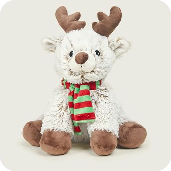 Warmies Microwavable Lavender Scented Large 13” Marshmallow Christmas Reindeer Weighted Toy