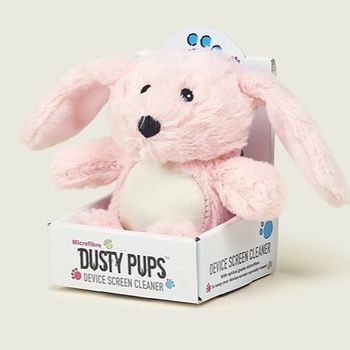 Warmies Dusty Pups (TM)- LCD Screen Microfibre Cleaner Cloth - Rabbit Soft Cuddly Toy