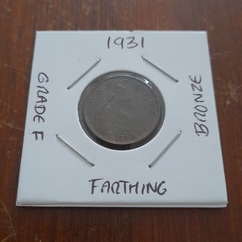 1931 George V Farthing Collectable Coin 