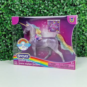 BREYER US EXCLUSIVE Rainbow Magical Unicorn (Classic)