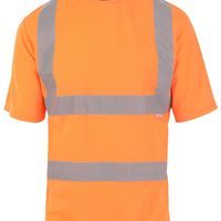 HVS039 Orange Hi Vis T-Shirt EN20471 & Rail-Track GO/RT 3279