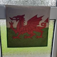 Letter Catcher Mail Slot Cover Post Box Bag Easy Fit Draught Excluder Welsh Flag