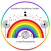 Rainbow Dandelion Crochet